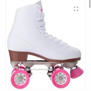 Chicago Women's Rink Roller Skates Pink and White Size 10